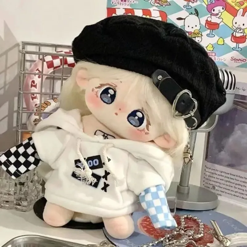 20cm Kawaii Plush Cotton Doll Can Change Clothes Diy Dress Up Soft Stuffed Plush Toys Collection Kids Birthday Gifts