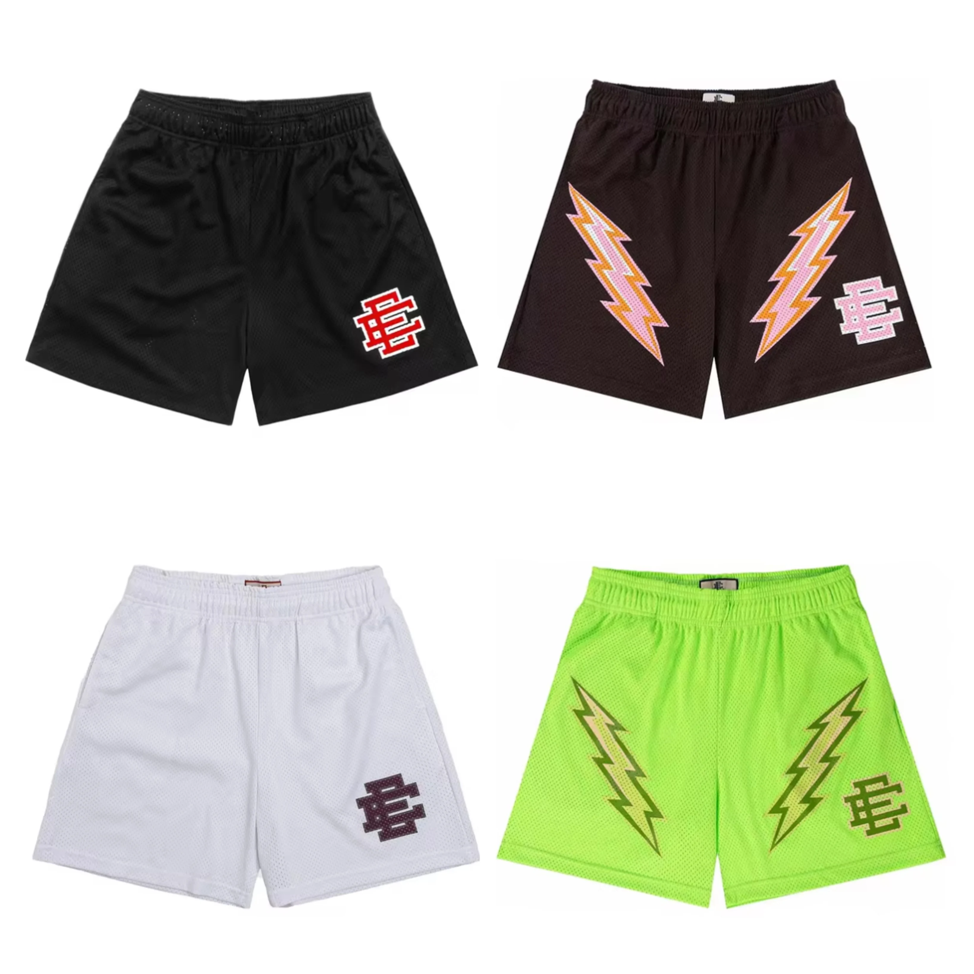 Eric Emanuel EE Basic Short NEW YORK CITY SKYLINE Men's Casual Shorts Fitness Sports Pants Summer Gym Workout Mesh Shorts Men Casual Shorts
