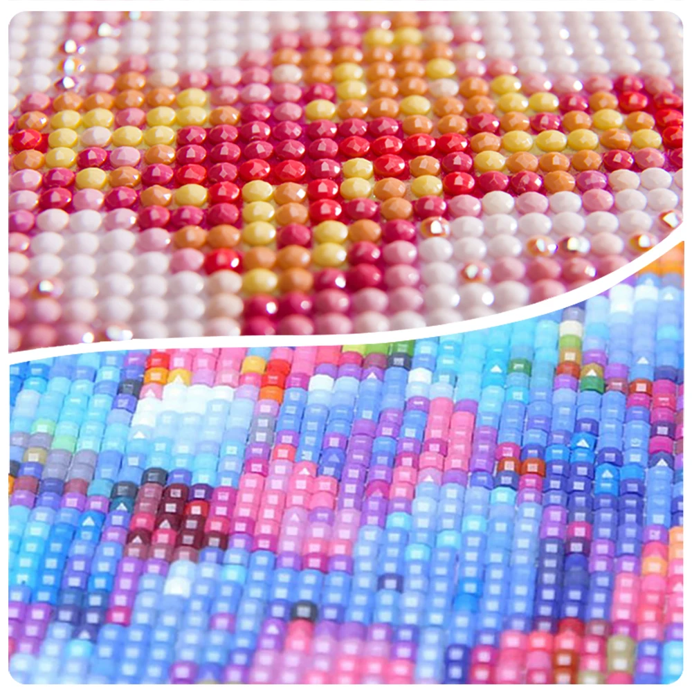5D Diamond Painting  Anime Girl DIY Cartoon Cross Stitch Full Square Round Diamond Mosaic Embroidery Art Home Decoration Gift - 4