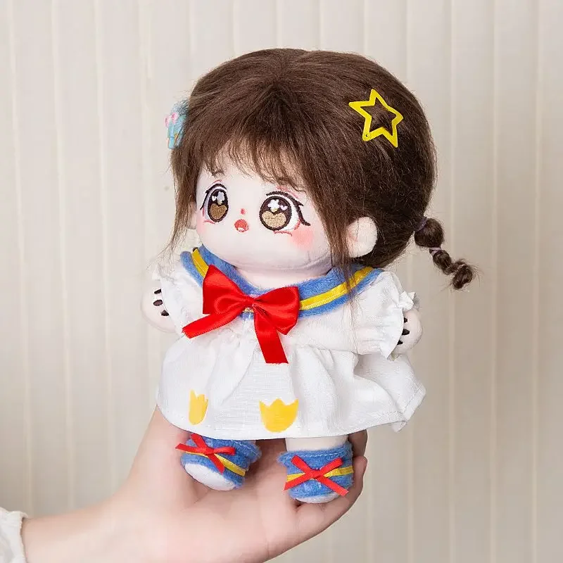 20cm cotton doll clothes, baby clothes, cute yellow duck set, doll clothes, attribute free replacement, in stock 3