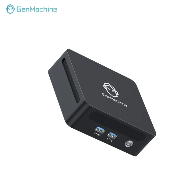 GenMachine Intel N100 bricolage ordinateur de jeu 3.40 GHz 6W Mini PC de jeu 4 cœurs, 4 fils fenêtre 11 M.2 WIFI5 DDR4 PC Gamer BT 5.2 6
