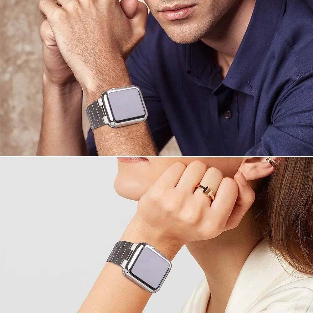 Stainless Steel Integrated Strap and Case