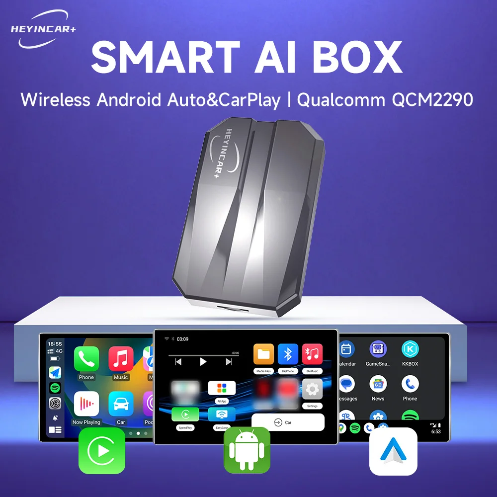 Heyincar-Carplay-Smart-Ai-Box-Plus-Android-11-Draadloze-Carplay-Android ...