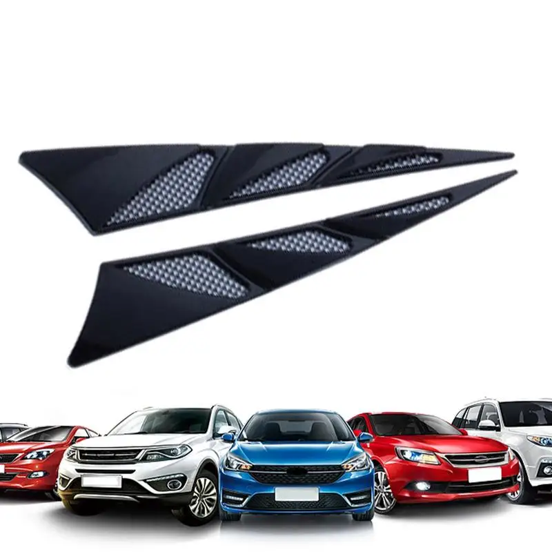 

Anti-Collision Patch 2pcs Shark Gill Shape Anti-Scratch Sticker Adhesive Anti Collision Car Corner Bumper Car Protector For Door