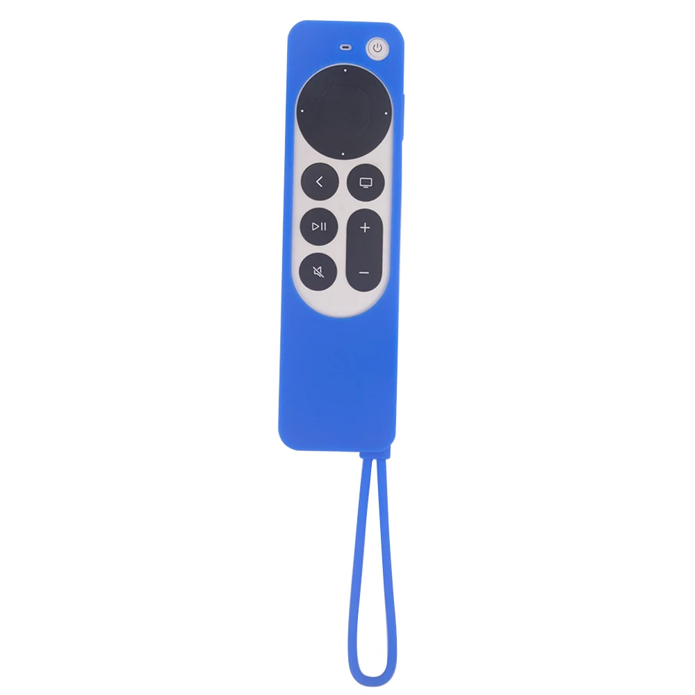 Silicone Remote Case for Apple TV Siri Remote 4K 6th Generation Dustproof Case Holder TV Accessories silicone remote case silicone remote sleeve silicone remote cover silicone case protector remote controller cover