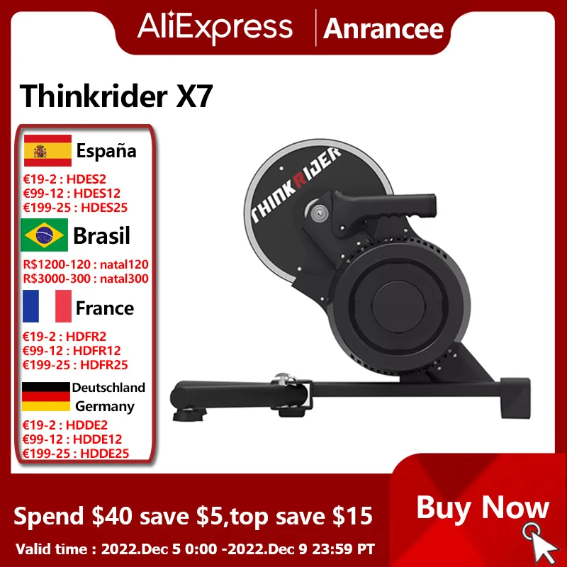 Eu Thinkrider X7 Pro Mtb Bike Road Bicycle Smart Bike Trainer Builtin