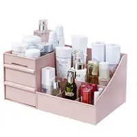 Makeup Organizer With Drawers Desktop Storage Box for Cosmetics Lipstick Brushes Lotions Eyeshadow 1