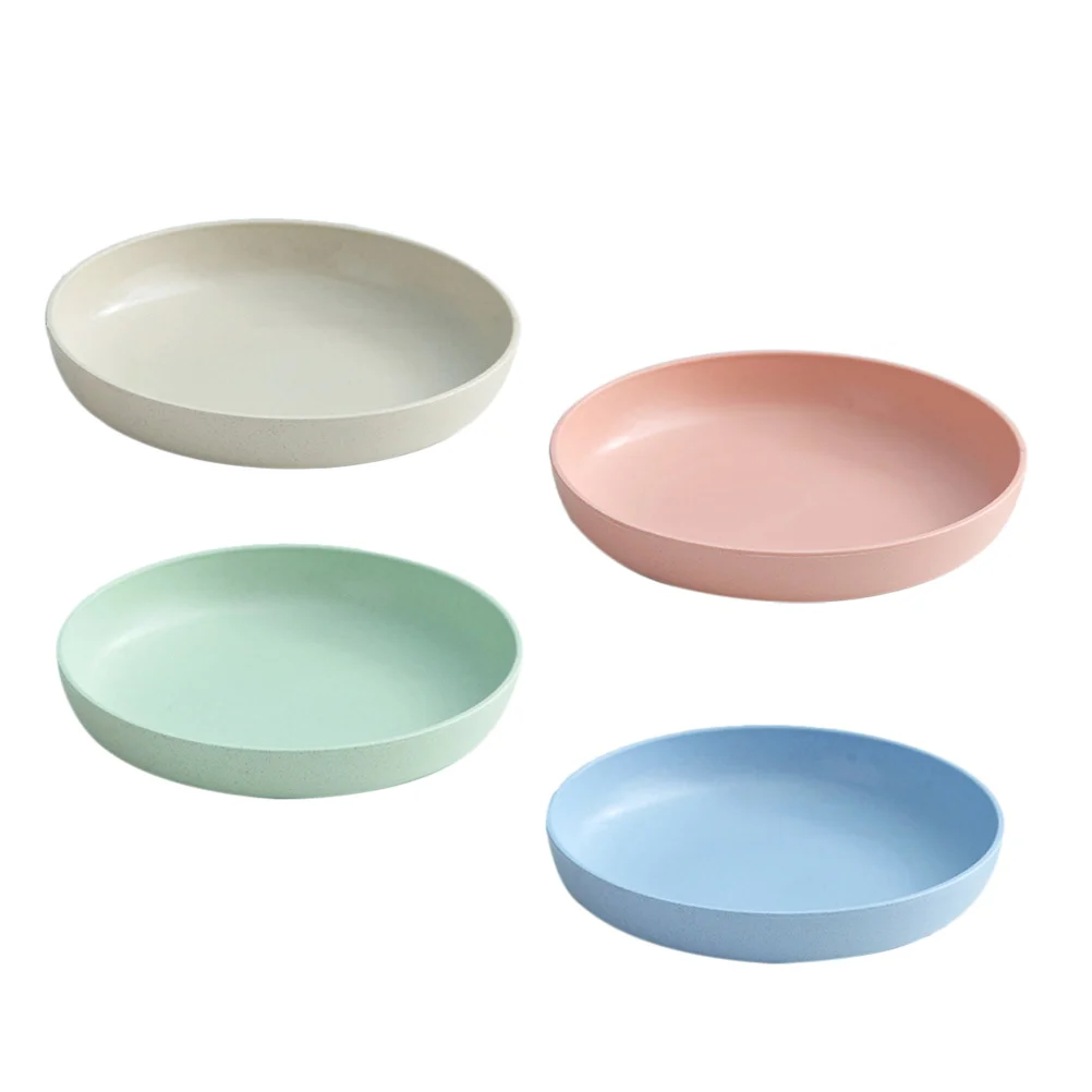 Plastic Plates 4 Pcs For Home Child