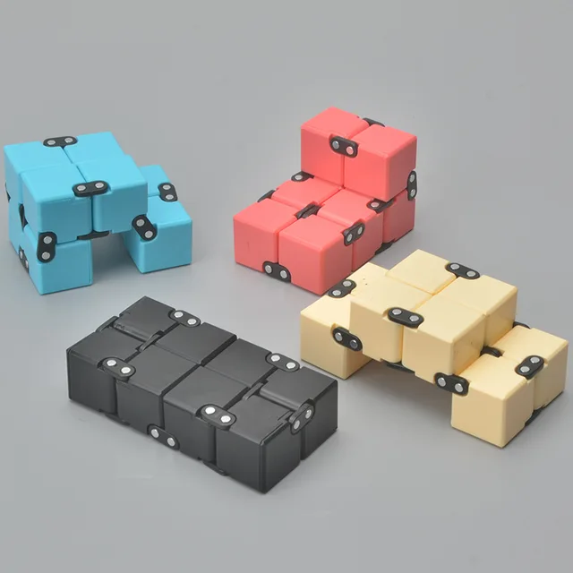 Magic Cube Unlimited Cube Decompression Fidget Toys Infinity Cube  Artifact Decompression Toy Fingertip Adult Boring 4