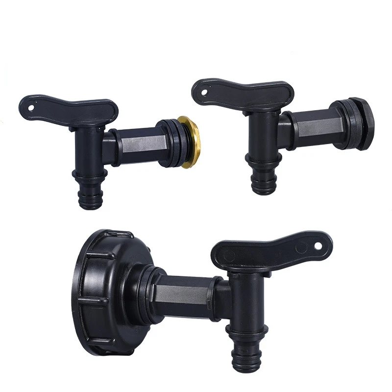 S60x6 Gewinde Kunststoff ibc Tankhahn auf 1/2 Home Connector Zylinder verbindung Auspuff Wasserhahn Schalter ibc Armatur Gartens ch lauch anschluss