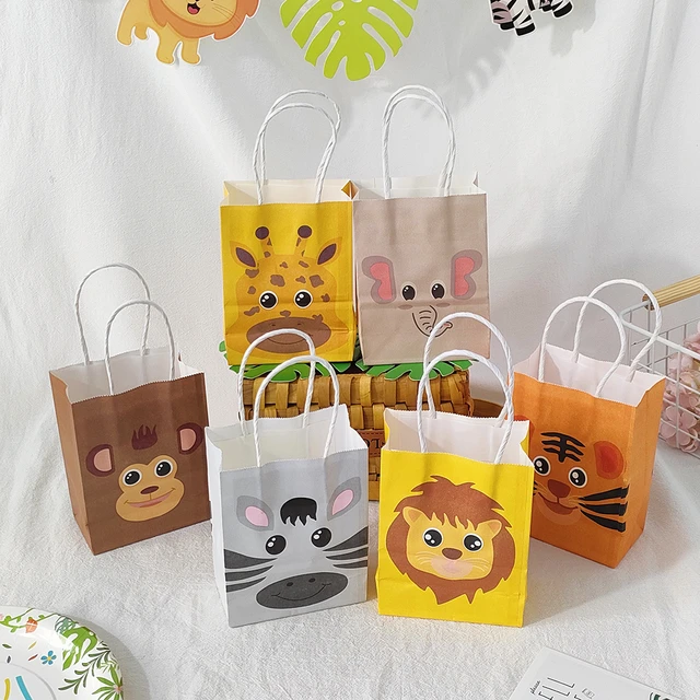  Plus Nao Paper Bag, Gift Bag, Handbag, Bear, Rabbit, Lion  Animal, Cute, Gift, Birthday, Anniversary, Christmas, Miscellaneous Goods -  lion : Office Products