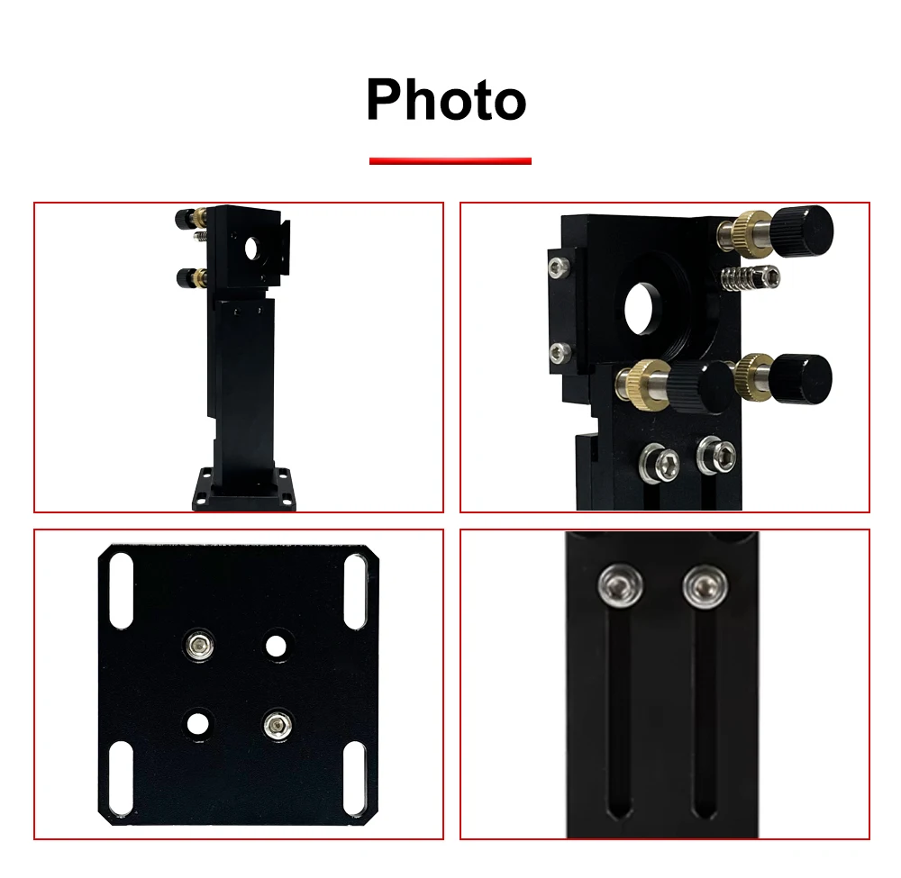 HUNST E-Serie CO2 First Reflector 25 mm Montagehalterung Lasergravur- und Schneidemaschine Integrierte Halterung – Detail 4