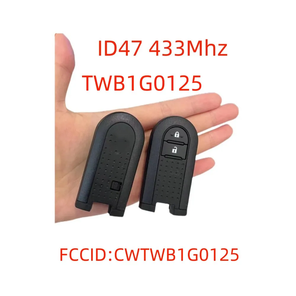 Keychannel 2 Button Car Key Remote ID47 433Mhz Smart Key Keylessgo Proximity Fob for Toyota Smart Key Fob FCCID CWTWB1G0125