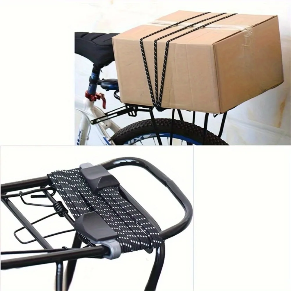 Cargo Straps Elastic Bungee Baggage Strap Rope W/Hook For bicycles Cargo racks Accessories