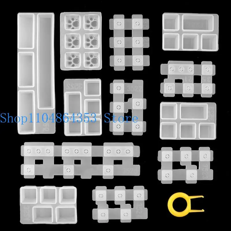 652F für Tastenkappen-Silikonform, UV-Epoxidharz, mechanische Tastatur, Epoxidharzform für Heimwerker – Detail 1