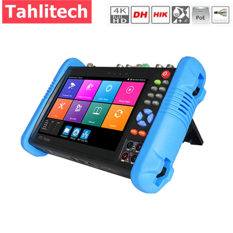 

7" HD CCTV IPC Tester 8MP AHD CVI TVI CVBS SDI Camera IP Camera Tester UTP Cable Tester Onvif HDMI VGA input Power CCTV Tester