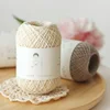 50G/Ball Linen Thread # 5 Lace Fine Thread Handwoven Shawl Carpet DIY Pillowcase Doll Material Wrapped with Fine Linen Thread 2
