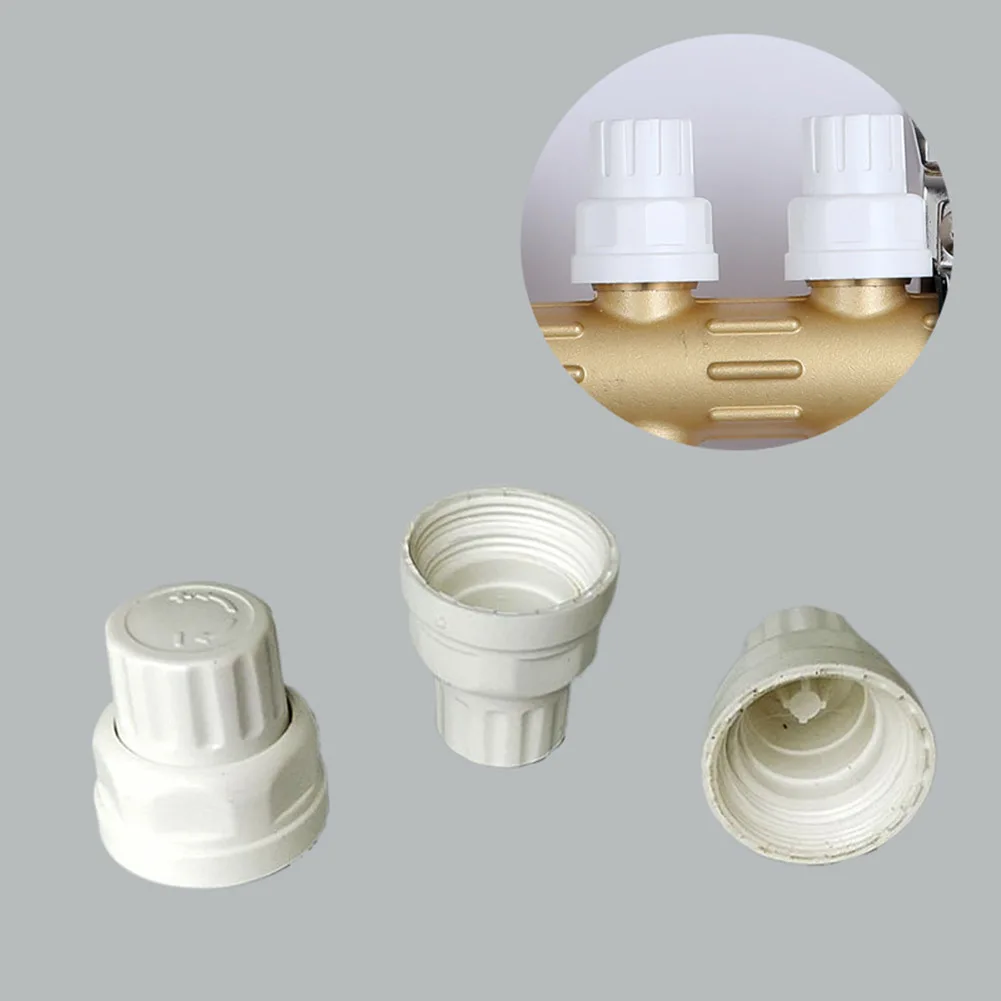 Description Picture 6 of item4Pcs M30x1.5 Radiator Valve Cap Replacement Floor Heating Manifold Hand Wheel Switch Accessories White Plastic Radiator Cap