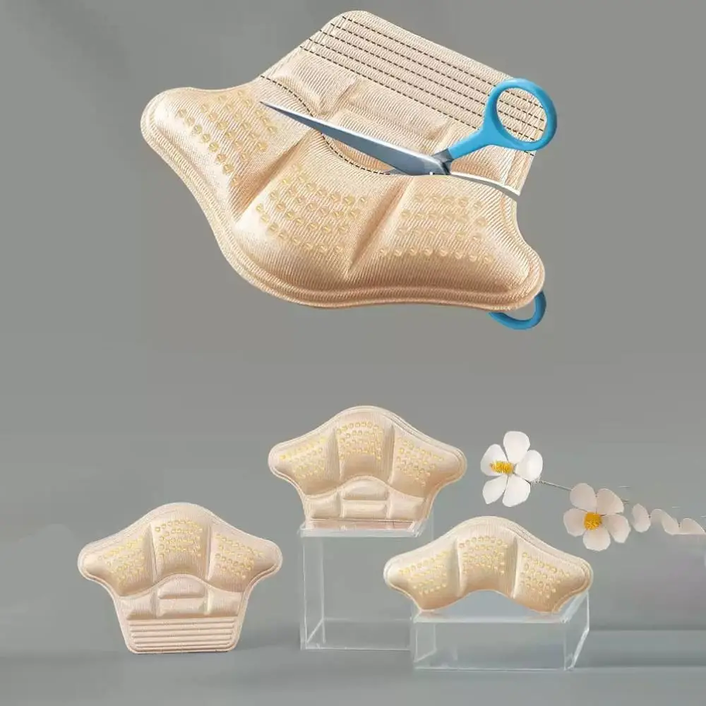 5 쌍 5/10mm 힐 스티커 내마모성 발뒤꿈치 보호대 여성 신발 깔창 크기 조정 스폰지 신발 삽입물 신발 액세서리