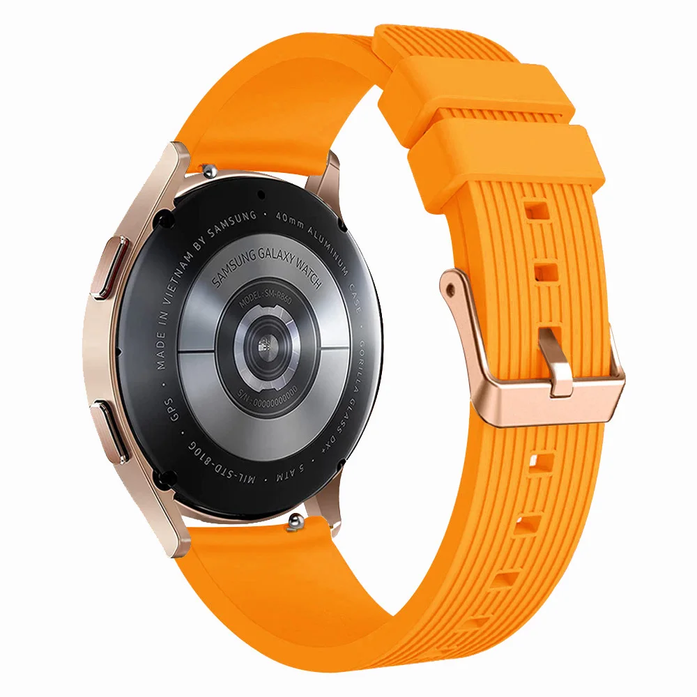 Silicone Sport Watchbands - 20mm Strap