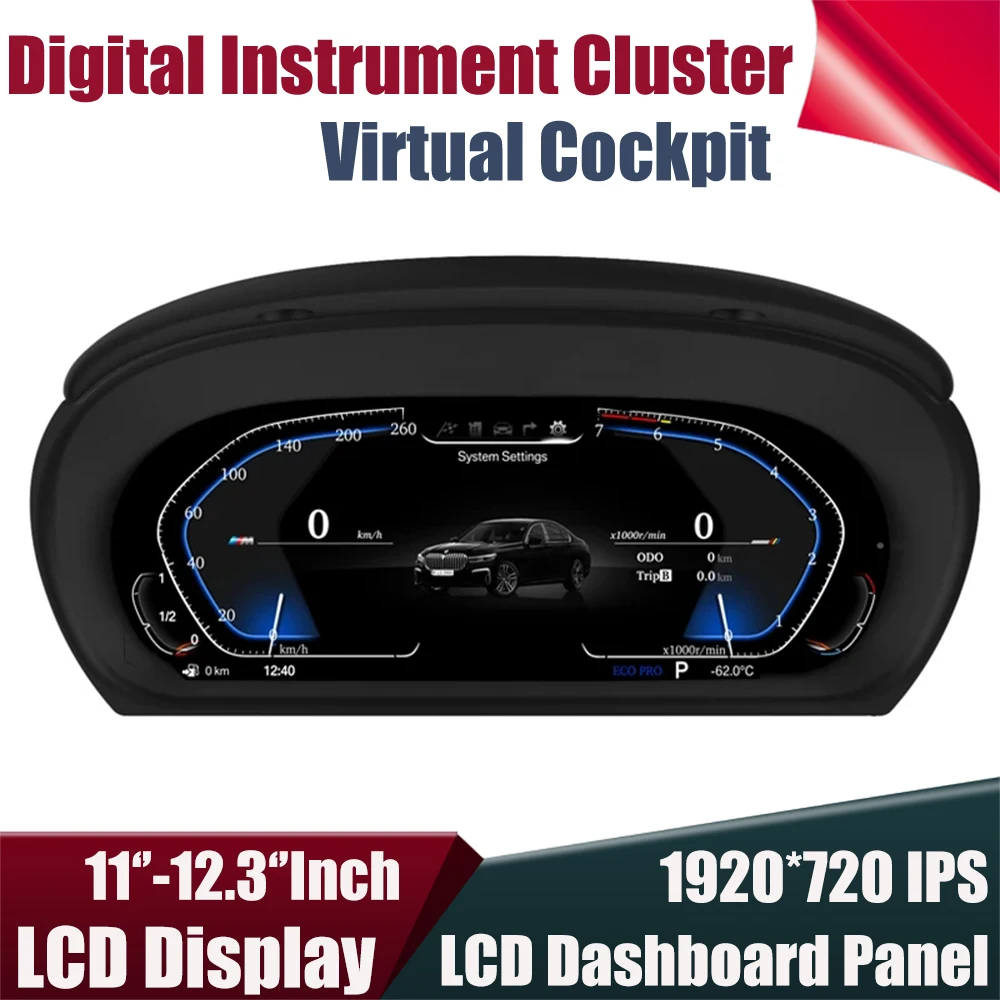 

11 Inch LCD For BMW X1 E84 2011-2015 Screen Instrument Cluster Digital Virtual Cockpit Dashboard Panel Unit Speedometer Monitor