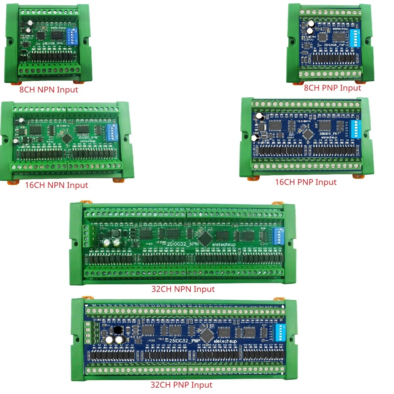 Modbus Rtu 원격 IO 모듈, PLC LED 스마트 홈 IOT용 고레벨 출력, 8-32 DI-DO PNP to PNP RS485, DC 12-24V, 300MA DMOS PNP