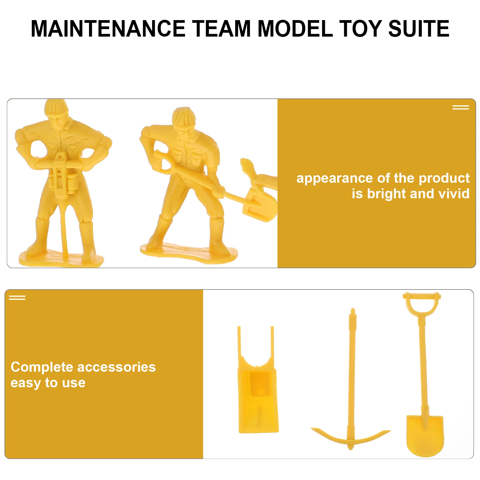 Construction Model Toys Childrens Micro Landscape Ornament Engineering Man Micro-landscape Decor