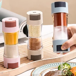 Salt Shaker Pepper Shaker With Pour Holes Double Head Spic Jar For Dining Table Seasoning Spice Organizer Items For Home Hotels