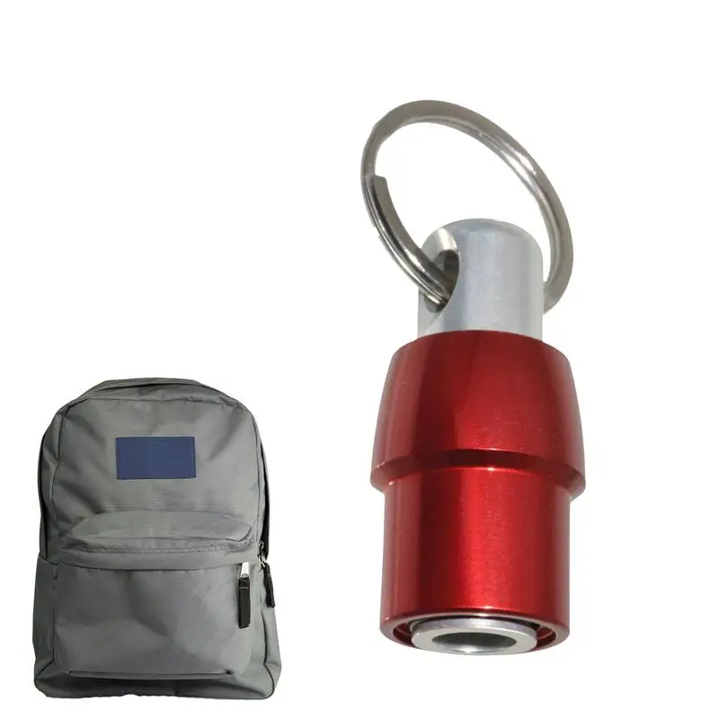 

Drill Bit Holder Keychain Hex Shank Screwdriver Bits Retainer Portable Drill Bit Holder Hex Shank Screwdriver Bits Retainer For
