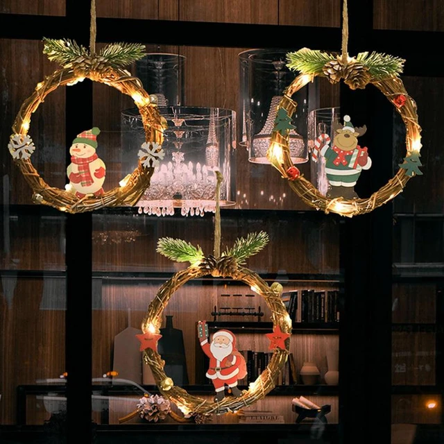 Décorations de Noël 2023 fenêtres et portes