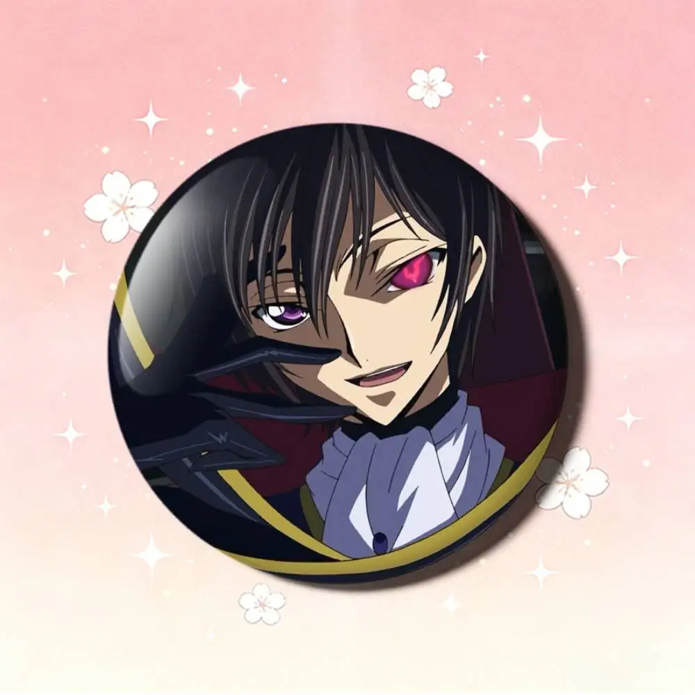 Geass Laser Badge - Creative Accessory for Backpack, Clothes, and Hats
