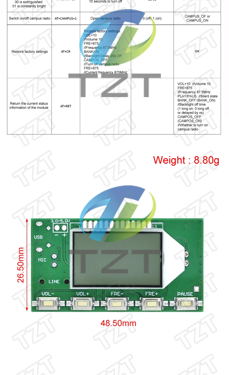 1/3PCS FM Sender Modul FM Stereo Digital Sender Drahtlose Mikrofon Mikrofon Bord 3V-5V FM Modul 87,0 MHz-108,0 MHz – Detail 7