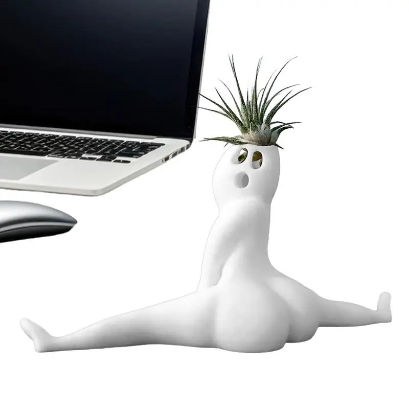 

Mini Succulent Pots Multi-Function 3D Planter For Air Plants Garden Ornaments Indoor Planting Supplies For Aloe Cactus Succulent