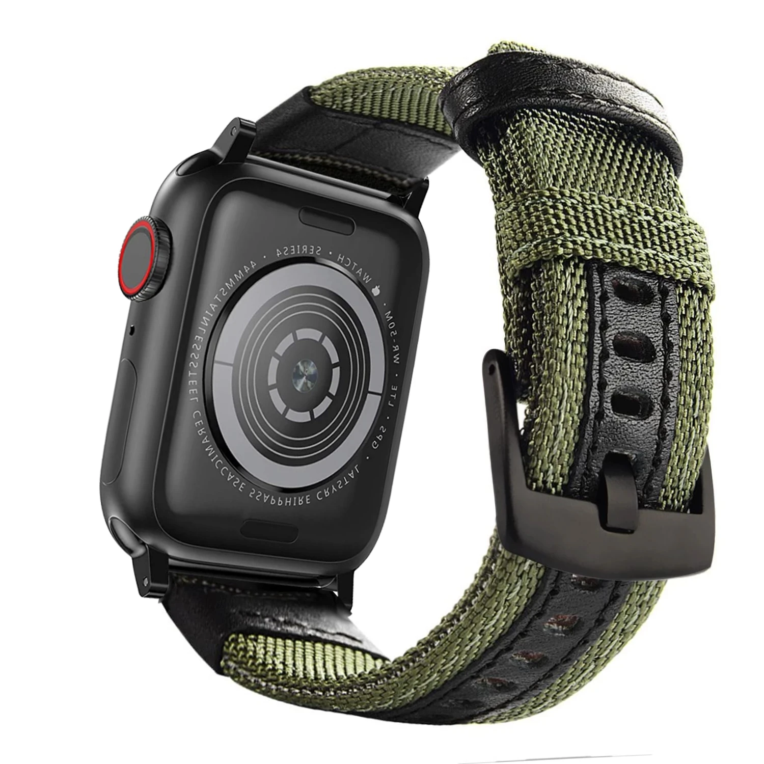 

Leather Solo Loop For Apple watch band 45mm 41mm 44mm 40mm 38mm 42mm FABRIC Nylon Elastic belt bracelet iWatch series 3 4 5 se 6