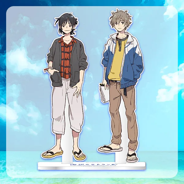 Umibe no etranger Acrylic Stand Figure Toys Anime Hashimoto Shun Chibana Mio Sakurako Cosplay Model Doll Ornament Gift wrestling toys