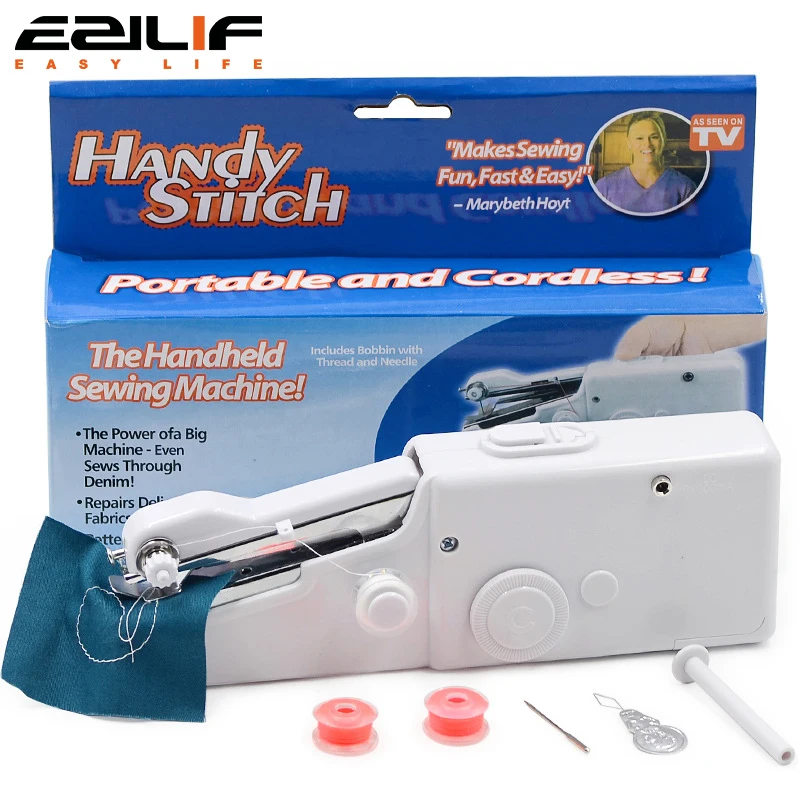 Handheld Sewing Machine Cordless Portable Mini Stitching Electric