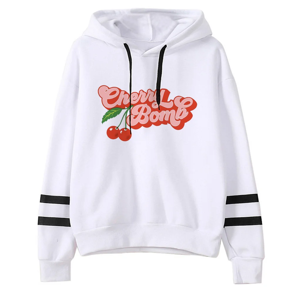 

Cherry hoodies women Winter Kawaii Hood Pullover women vintage pulls