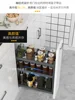Kitchen Cabinet Seasoning Basket Aluminum Alloy Narrow Cabinet Slit Glass Door Drawer Type Small Seasoning Basket 3