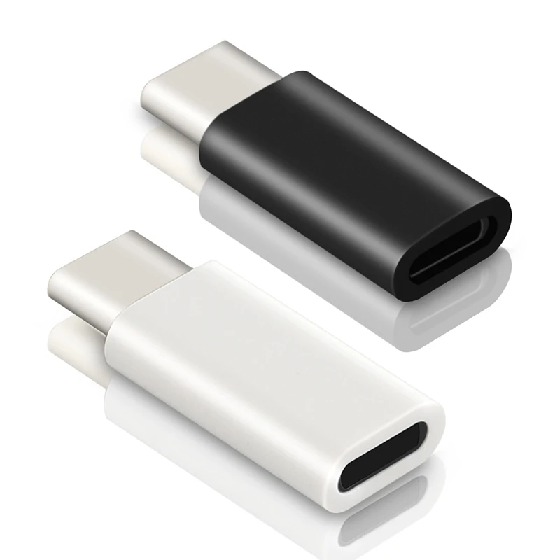 Adaptador for iphone To Type C Adapter 8 pin To Usb c Splitter for IPhone Huawei P20 Pro Samsung Typec Charger Adaptateur Jack Usb To Type C Adapter Type C Adapter Lightning To Usb C Adapter Ios To Type C Adapter