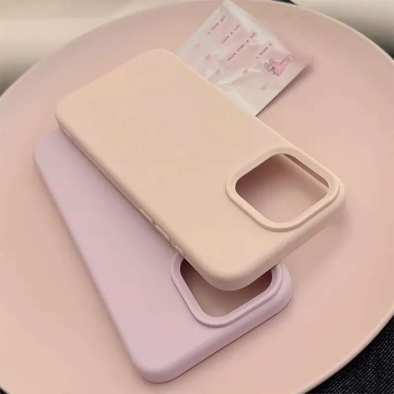 Dopamine-Inspired Silicone Solid Color Simple Fashion Phone Case for iPhone 17 Pro 16 Plus 16 Pro Max 15 14 13 12 11 Back Cover - Image 6