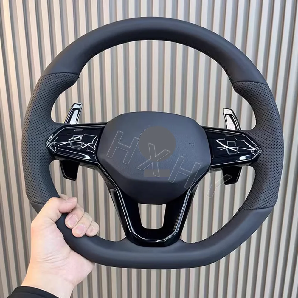 폭스바겐 골프 6 MK6 GTI R 시로코 폴로 티구안 파사트 B8용 업그레이드 스티어링 휠 터치 LCD 다기능 스티어링 휠 어셈블리