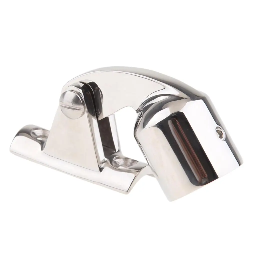 

Marine Bimini Fittings Top Cap Eye End 1 inch 120 Degree Elbow Deck Hinge 316 Stainless Steel