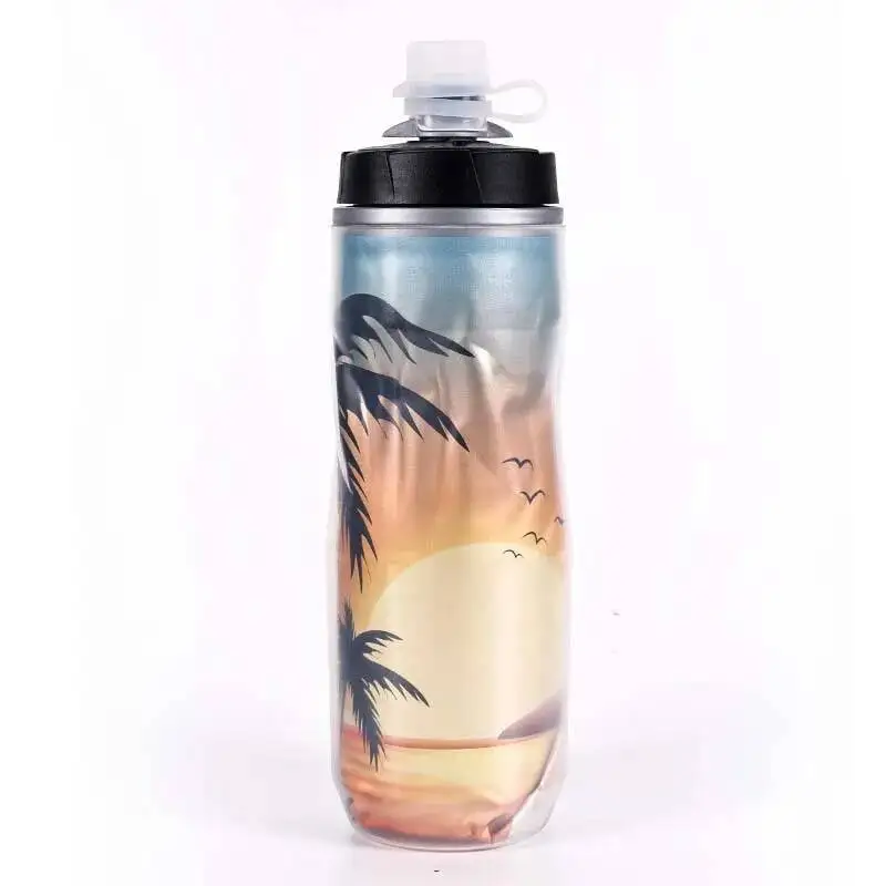 Custom Insulated Squeeze-Free BPA-Free High-Quality Cycling Water Bottle