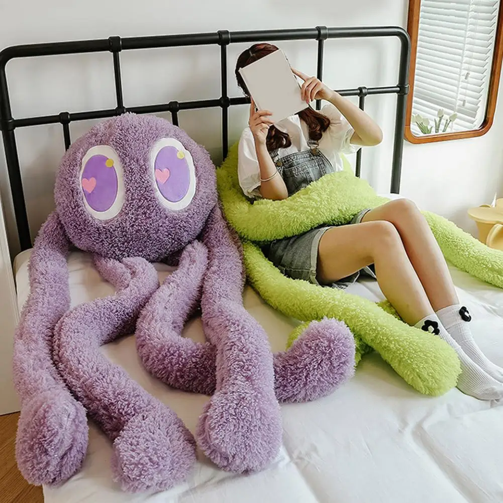 Stuffed Soft Huggable Octopus Plush Toy with Long Legs Cute Stuffed Plushie Sleeping Pillow Bedroom Decoration Kids Christmas