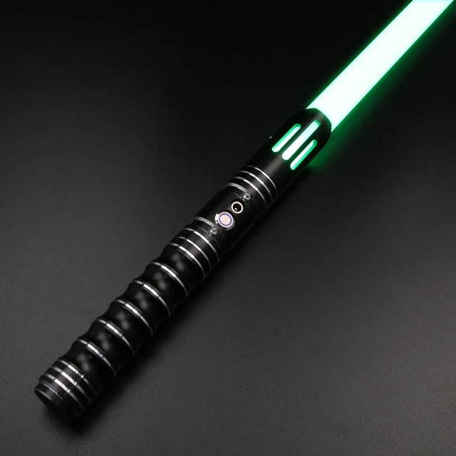 VIP-SaberFeast Lightsaber RGB Metal Handle Swing Combat FOC Gift Kids Luminous Toys 2