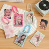 Sweet Design Acrylic 3Inch Photocard Holder Wriestlets Belt Bus Cards Cover  Bags Charm 5