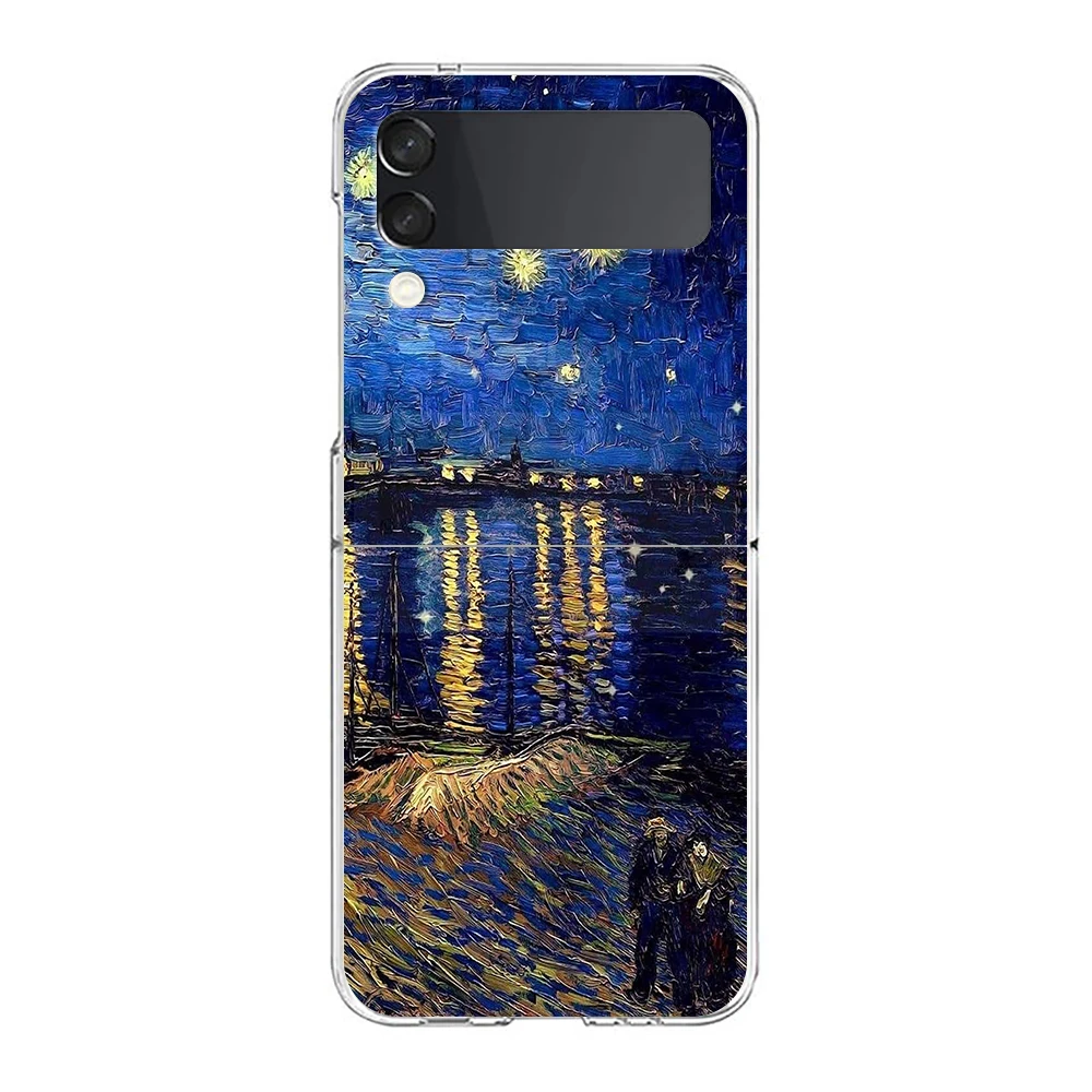 Starry Night Van Gogh Art Phone Case - Shockproof Hard Cover