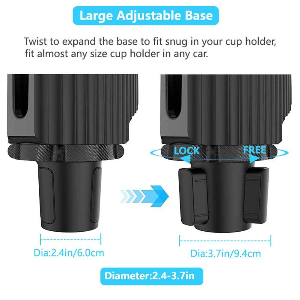 Universal Multifunktions Auto Tasse Halter 360 Grad Einstellbar Handy  Halterung Ständer für Handy GPS Clip Cradle Zubehör - AliExpress