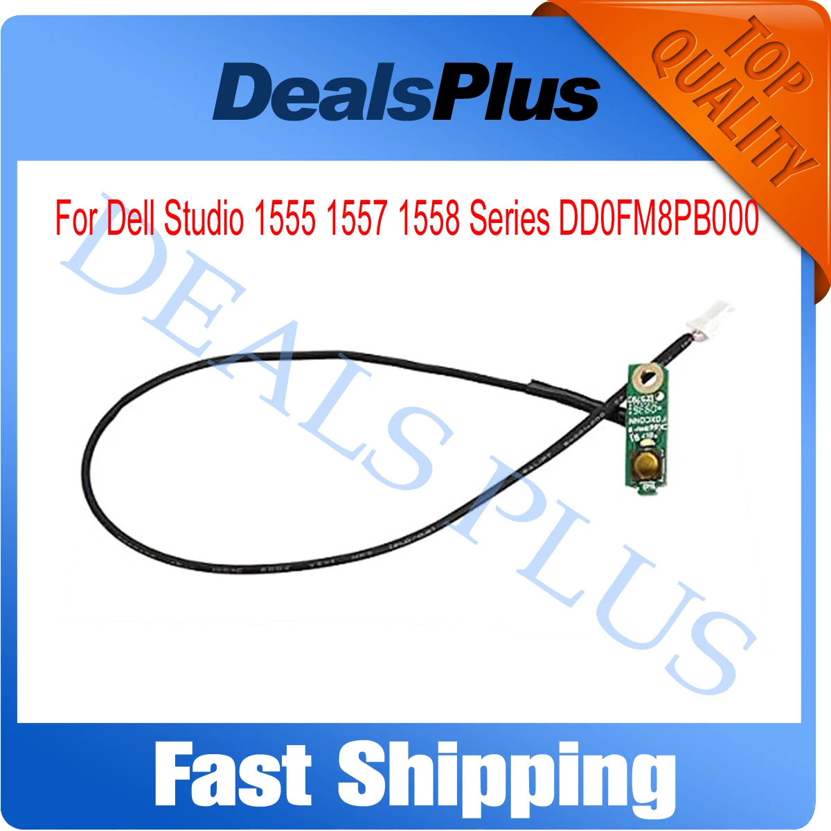 

New Power Button Board with Cable Replacement For Dell Studio 1555 1557 1558 Series DD0FM8PB000