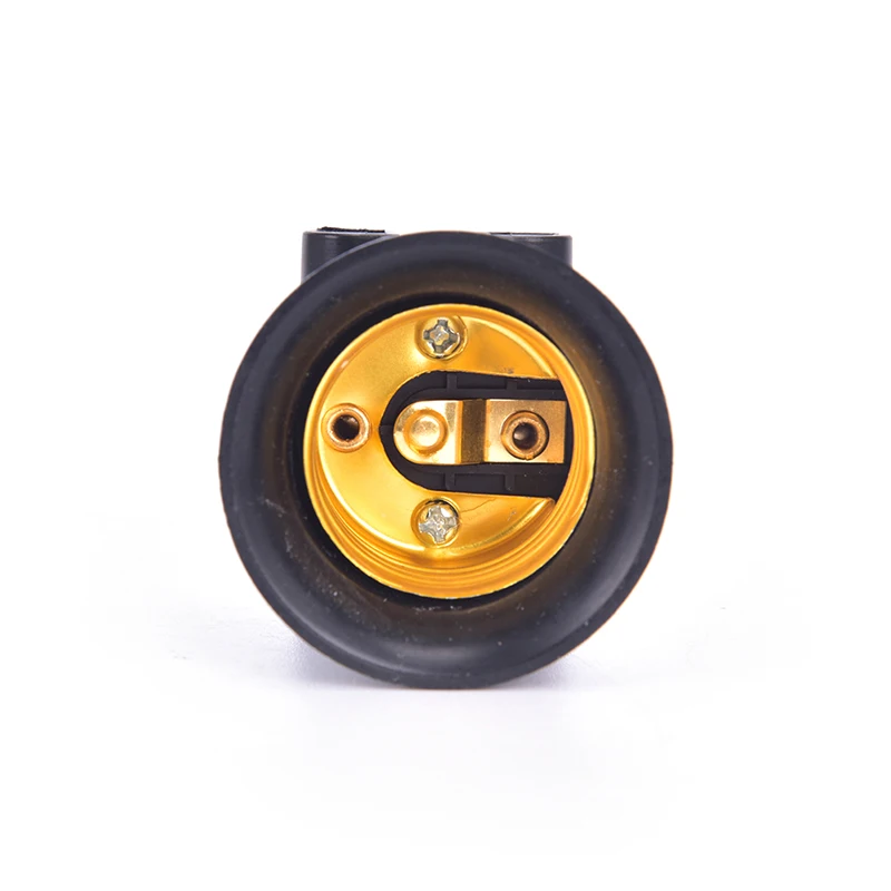 100-240V 4A PBT E27 Bulb Adapter Fireproof Lamp Holder Base Socket Conversion With EU Plug